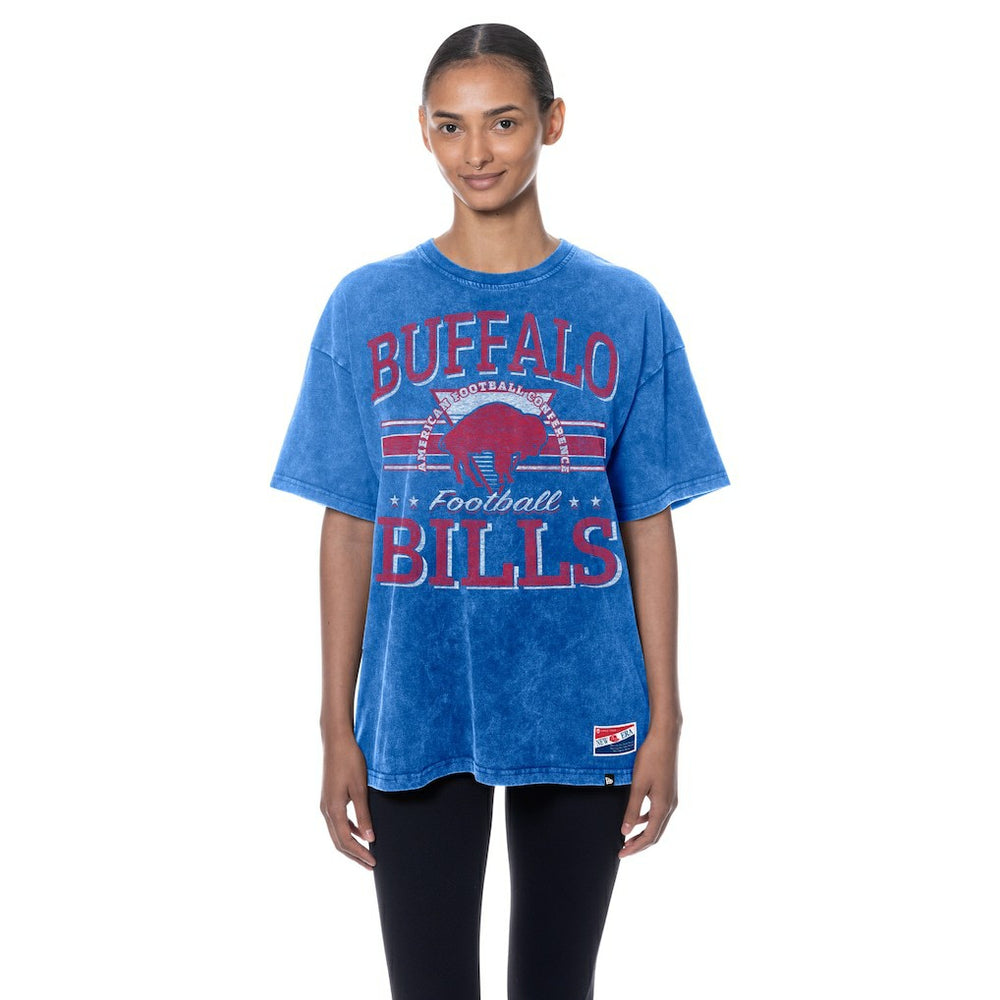 Buffalo Bills New Era Women's Throwback Oversized T-Shirt - Royal outlet