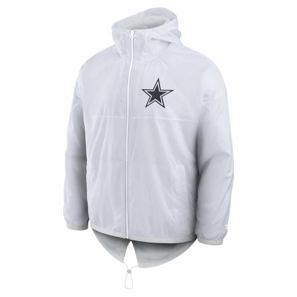 Dallas Cowboys Type Play Down Full-Zip Jacket - White on sale