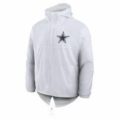 Dallas Cowboys Type Play Down Full-Zip Jacket - White on sale