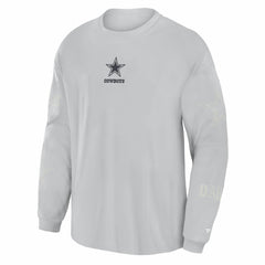 Dallas Cowboys Oversized Type Play Long Sleeve T-Shirt - Gray sale