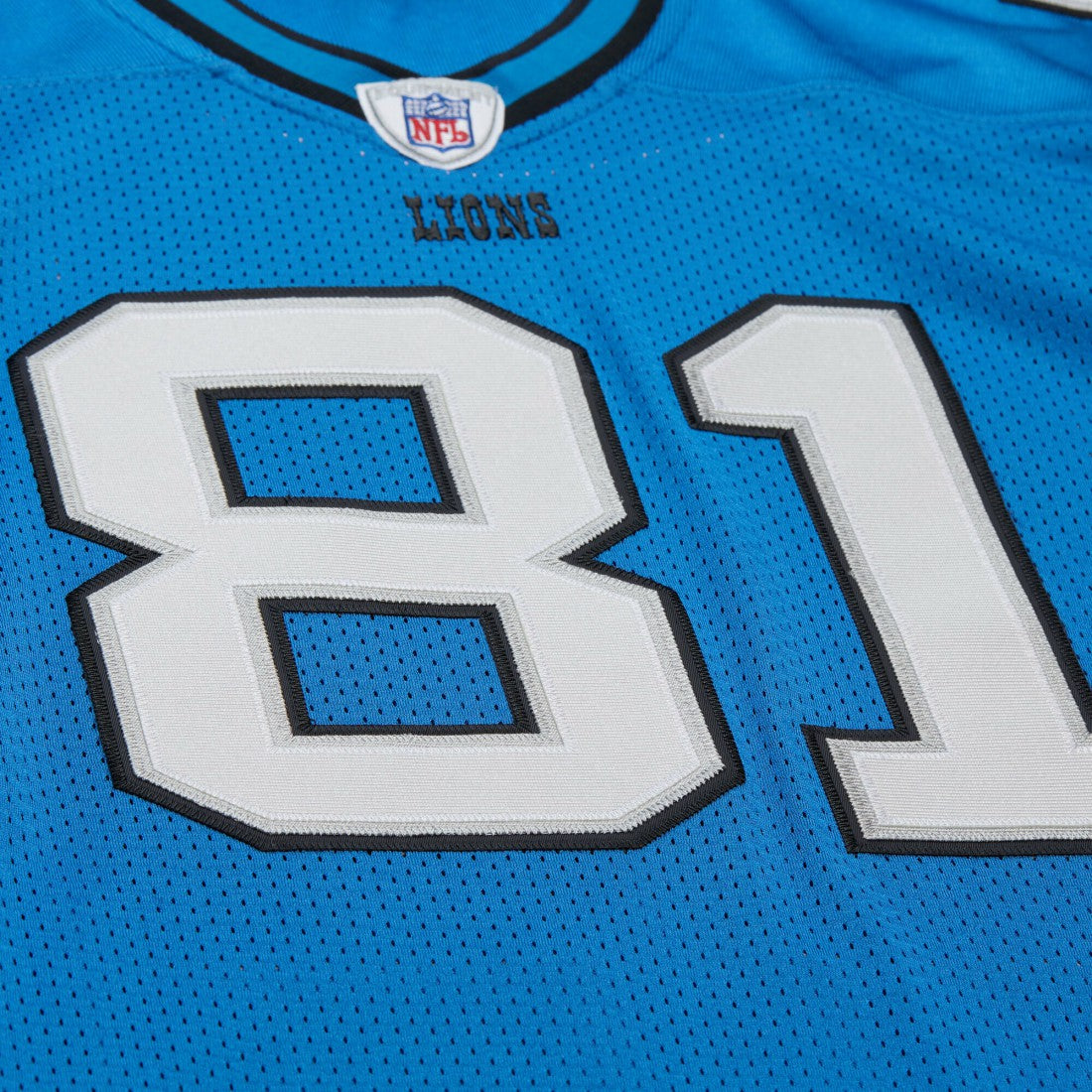 Calvin Johnson Detroit Lions 2007 Authentic Throwback Retired Player Jersey - Blue for sale