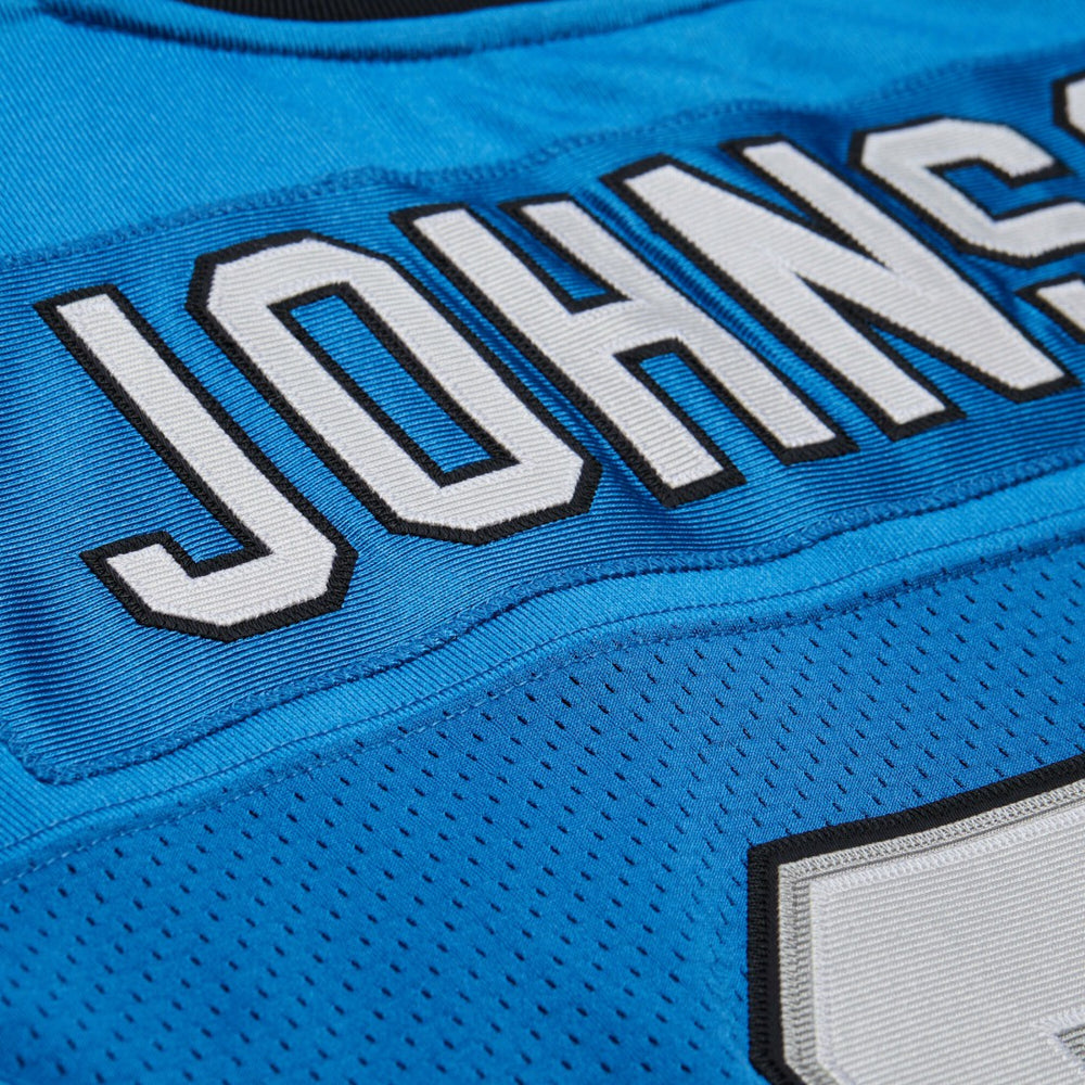 Calvin Johnson Detroit Lions 2007 Authentic Throwback Retired Player Jersey - Blue for sale