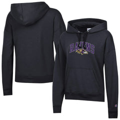 Baltimore Ravens Champion Women's Powerblend Hoodie - Black on sale