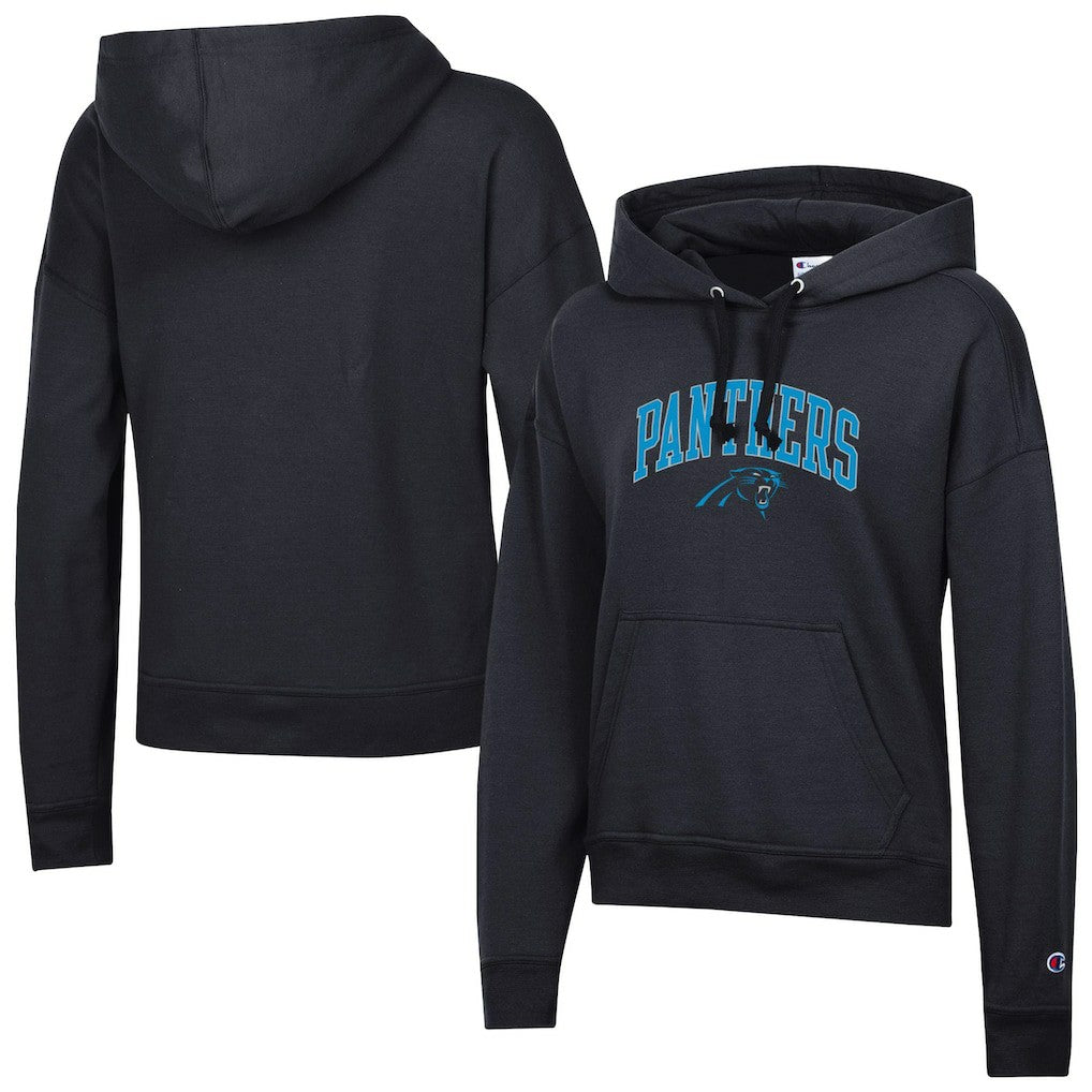 Carolina Panthers Champion Women's Powerblend Hoodie - Black on sale