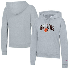 Cleveland Browns Champion Women's Powerblend Hoodie - Heather Gray cheap