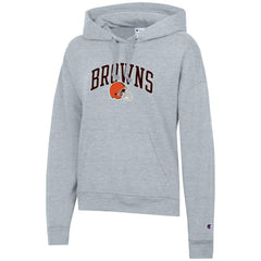 Cleveland Browns Champion Women's Powerblend Hoodie - Heather Gray cheap
