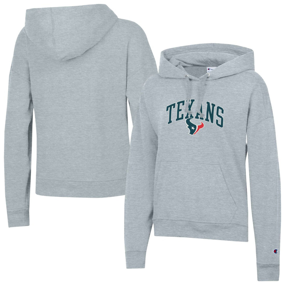 Houston Texans Champion Women's Powerblend Hoodie - Heather Gray outlet