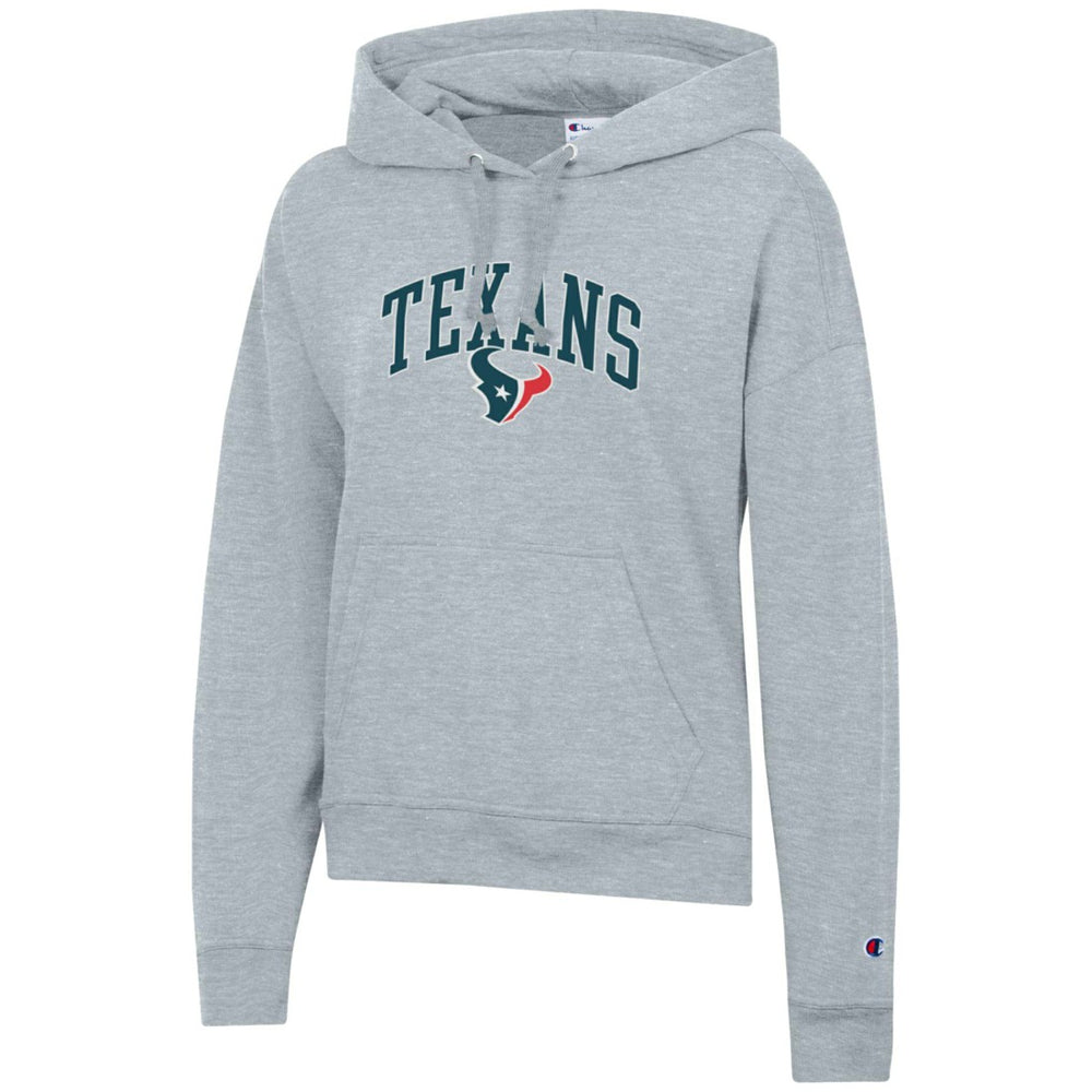 Houston Texans Champion Women's Powerblend Hoodie - Heather Gray outlet