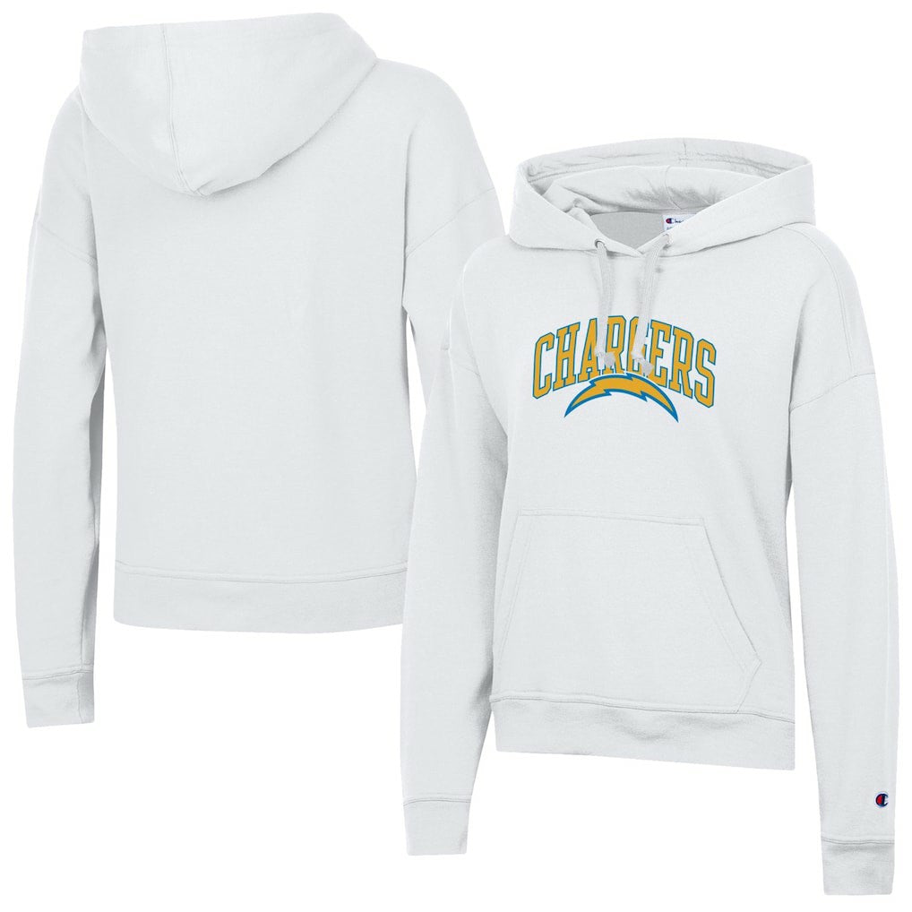 Los Angeles Chargers Champion Women's Powerblend Hoodie - White outlet