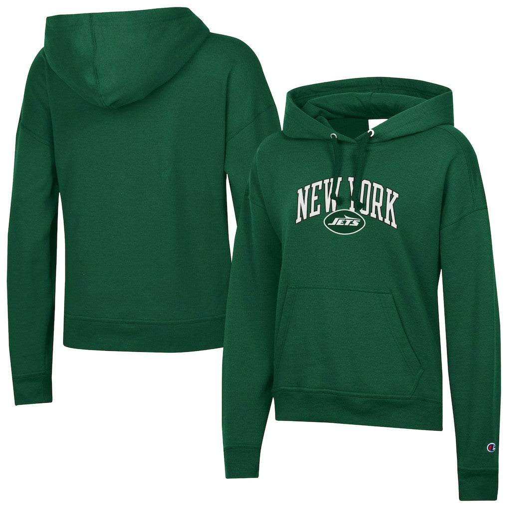 New York Jets Champion Women's Powerblend Hoodie - Green discount