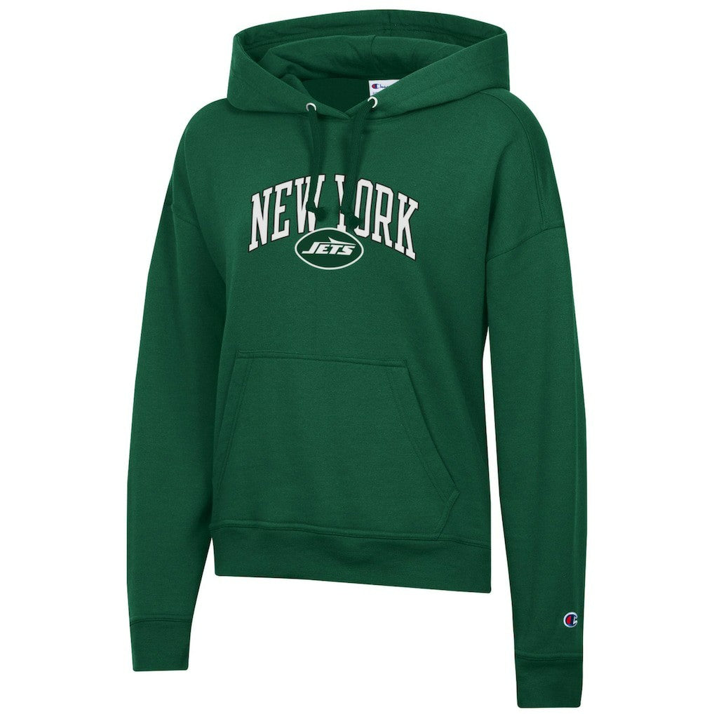 New York Jets Champion Women's Powerblend Hoodie - Green discount
