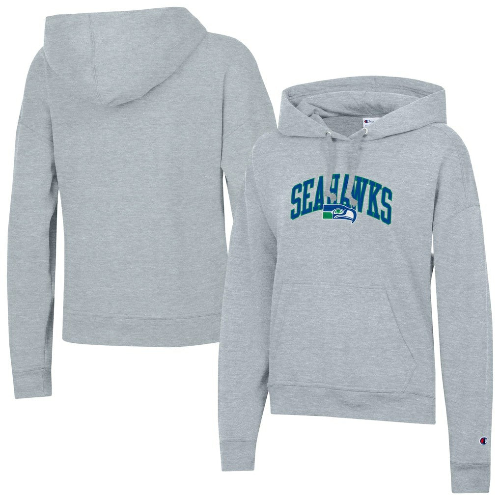 Seattle Seahawks Champion Women's Powerblend Hoodie - Heather Gray sale