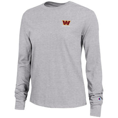 Washington Commanders Champion Women's Core Long-Sleeve T-Shirt - Heather Gray sale