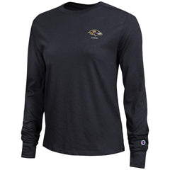 Baltimore Ravens Champion Women's Core Long-Sleeve T-Shirt - Black discount