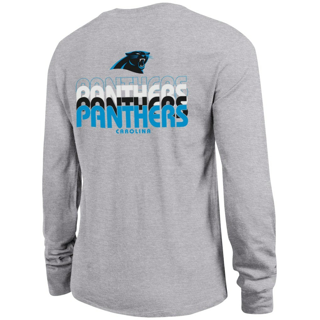 Carolina Panthers Champion Women's Core Long-Sleeve T-Shirt - Heather Gray on sale