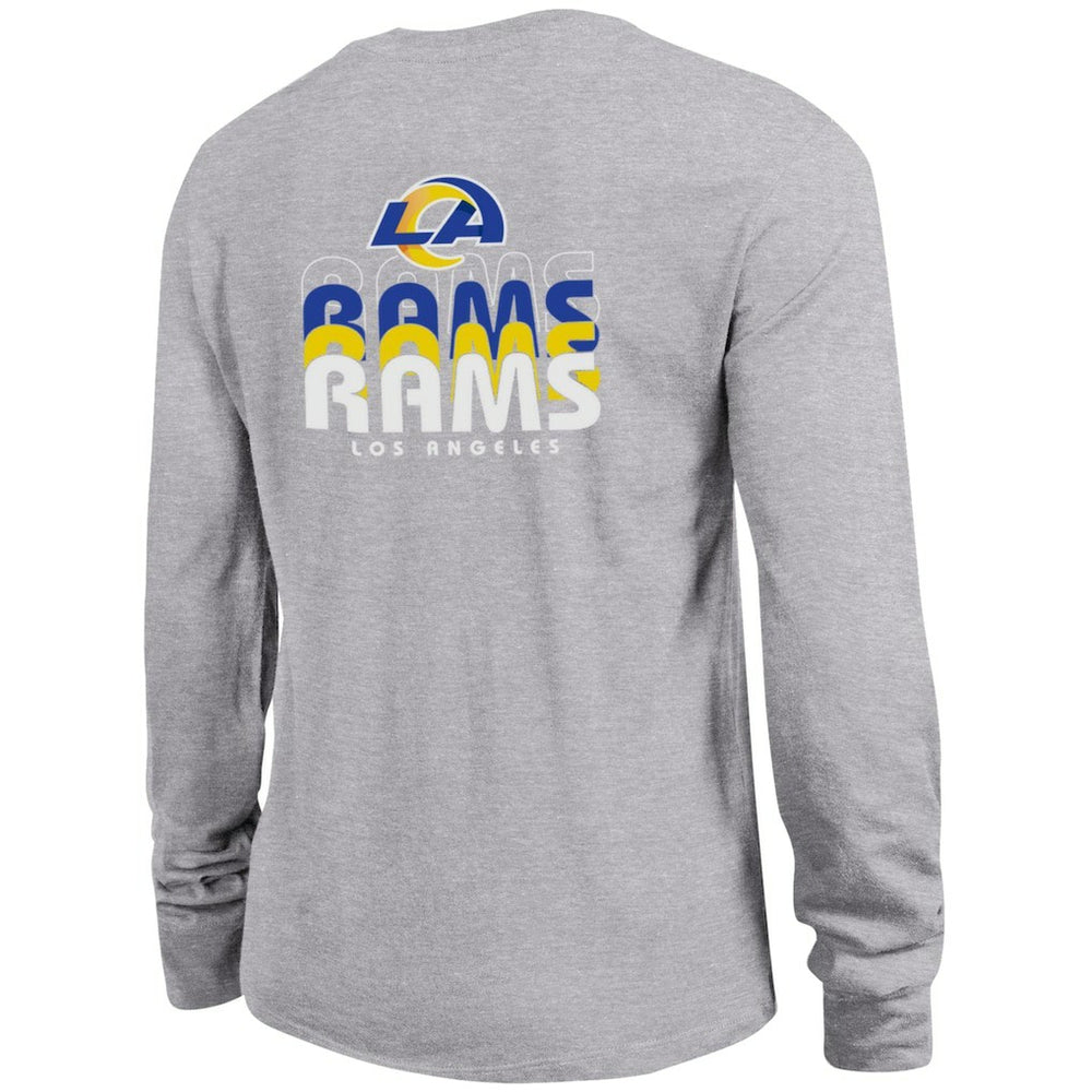 Los Angeles Rams Champion Women's Core Long-Sleeve T-Shirt - Heather Gray discount