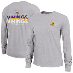 Minnesota Vikings Champion Women's Core Long-Sleeve T-Shirt - Heather Gray cheap