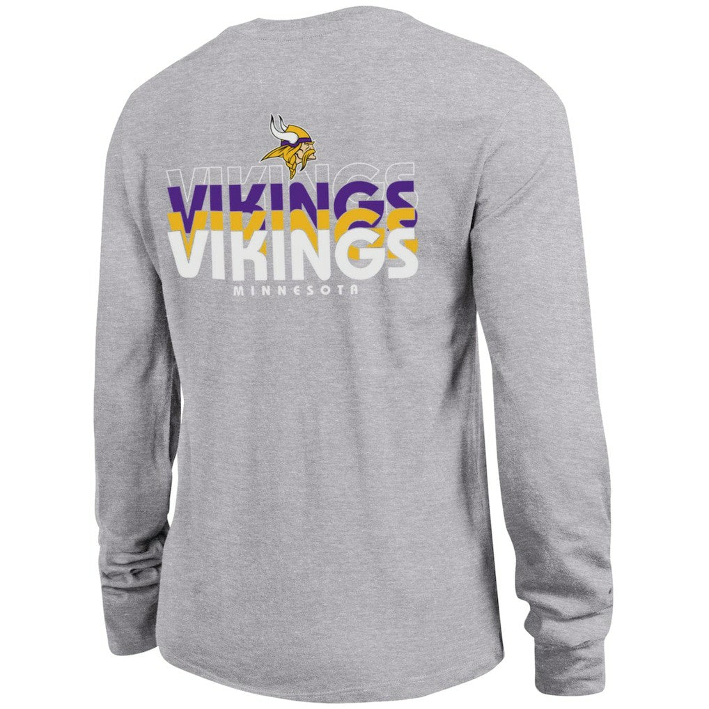 Minnesota Vikings Champion Women's Core Long-Sleeve T-Shirt - Heather Gray cheap