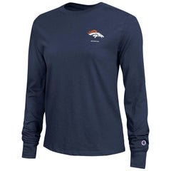 Denver Broncos Champion Women's Core Long-Sleeve T-Shirt - Navy cheap