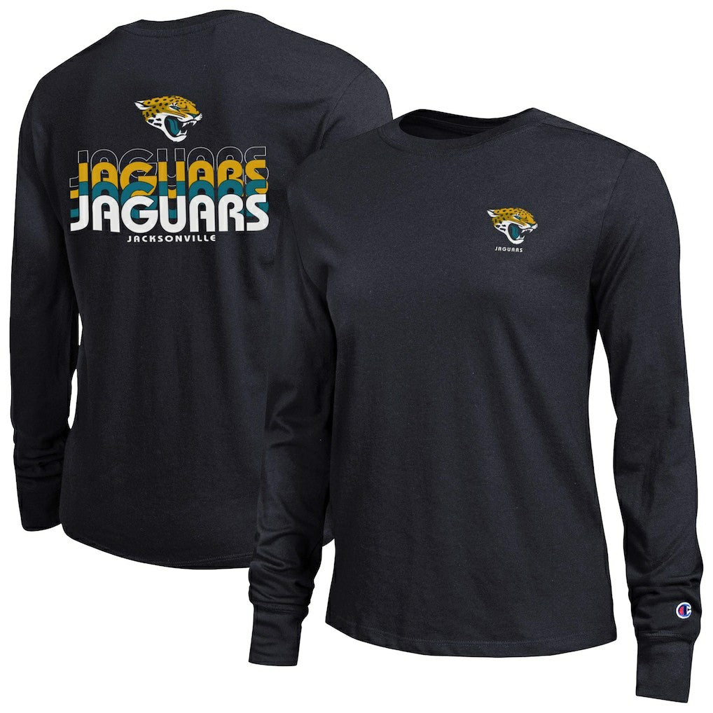 Jacksonville Jaguars Champion Women's Core Long-Sleeve T-Shirt - Black sale