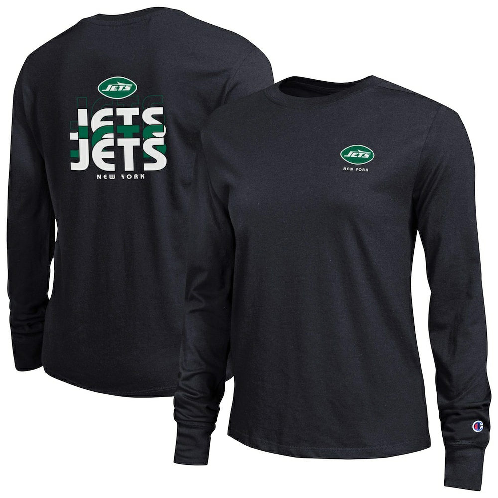 New York Jets Champion Women's Core Long-Sleeve T-Shirt - Black online