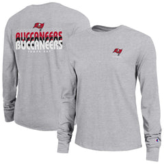 Tampa Bay Buccaneers Champion Women's Core Long-Sleeve T-Shirt - Heather Gray for sale