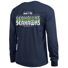 Seattle Seahawks Champion Women's Core Long-Sleeve T-Shirt - College Navy for sale