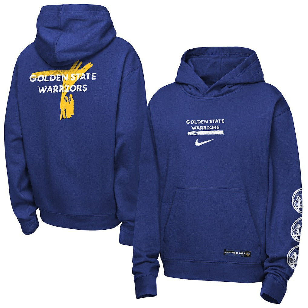 Golden State Warriors Youth Courtside Club Premiere Hoodie sale - Royal | Nike sale