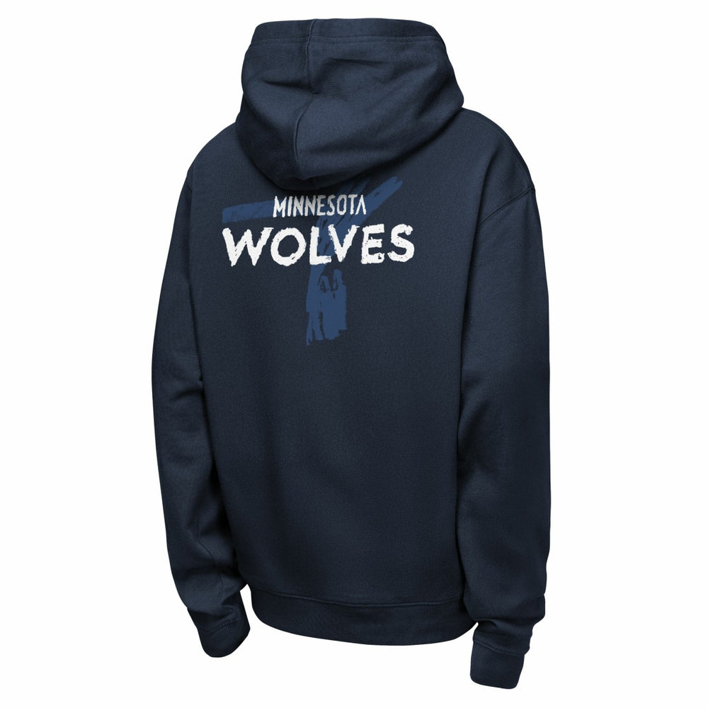 Minnesota Timberwolves Youth Courtside Club Premiere Hoodie - Navy | Nike cheap