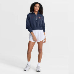 Minnesota Twins Women's Primetime Phoenix Fleece Half-Zip Sweatshirt - Navy | Nike