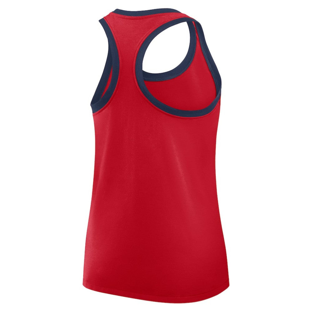 Minnesota Twins Women's Tri-Blend Dri-FIT Racerback Tank Top - Red | Nike