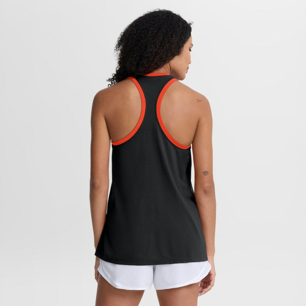 Baltimore Orioles Women's Tri-Blend Dri-FIT Racerback Tank Top - Black | Nike