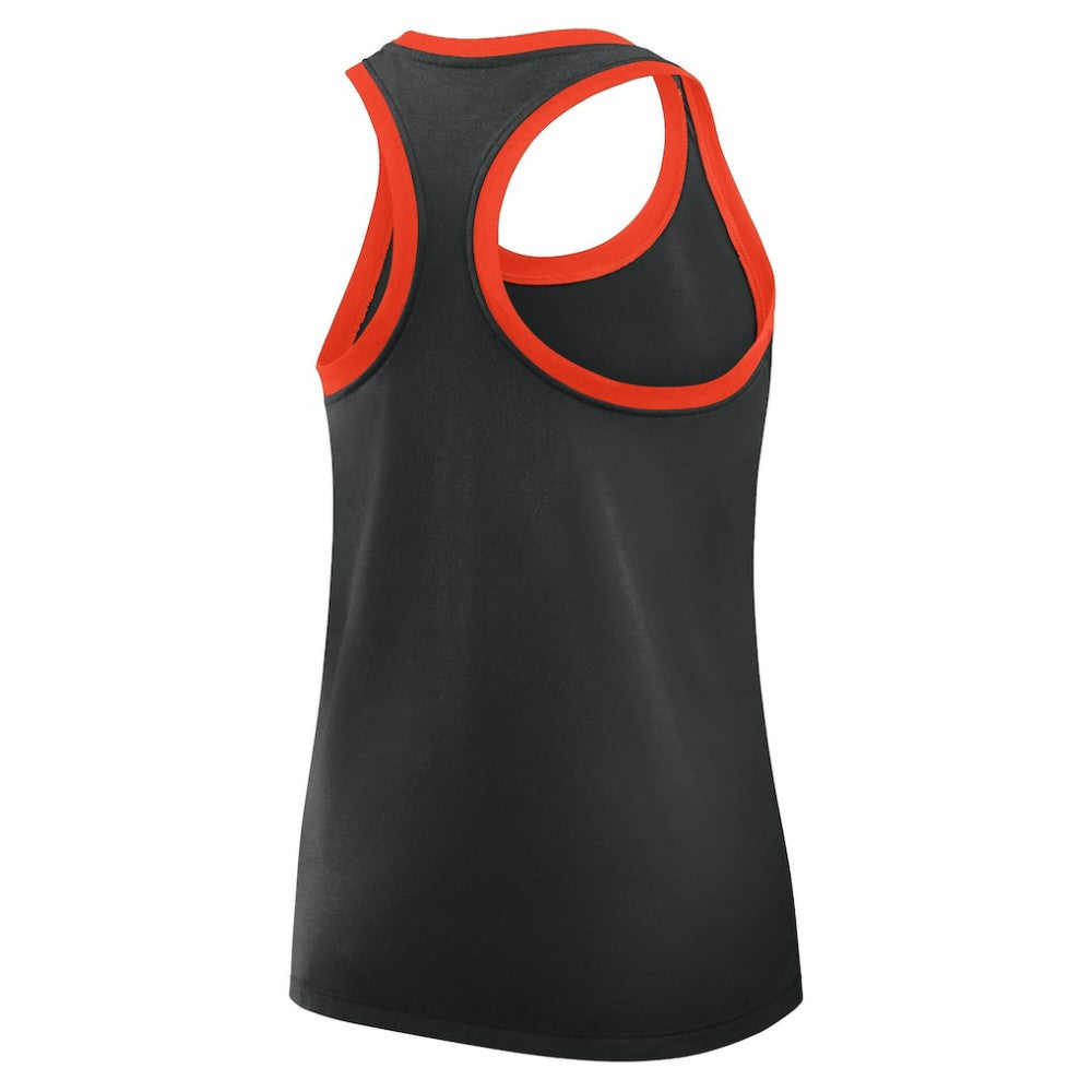 Baltimore Orioles Women's Tri-Blend Dri-FIT Racerback Tank Top - Black | Nike
