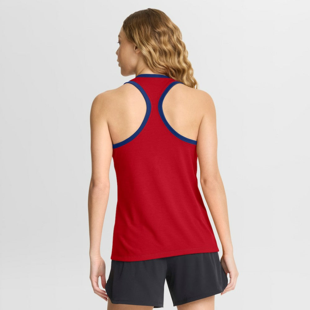 Texas Rangers Women's Tri-Blend Dri-FIT Racerback Tank Top - Red | Nike