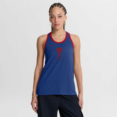 Philadelphia Phillies Women's Tri-Blend Dri-FIT Racerback Tank Top - Royal | Nike
