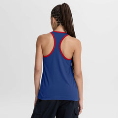Philadelphia Phillies Women's Tri-Blend Dri-FIT Racerback Tank Top - Royal | Nike