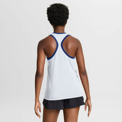 Los Angeles Dodgers Women's Tri-Blend Dri-FIT Racerback Tank Top - White | Nike