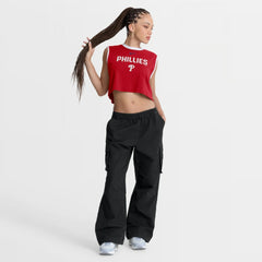 Philadelphia Phillies Women's Primetime Loose Dri-FIT Cropped Tank Top - Red | Nike