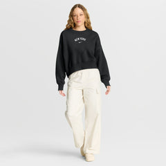 New York Yankees Women's Oversized Primetime Sweatshirt - Black | Nike