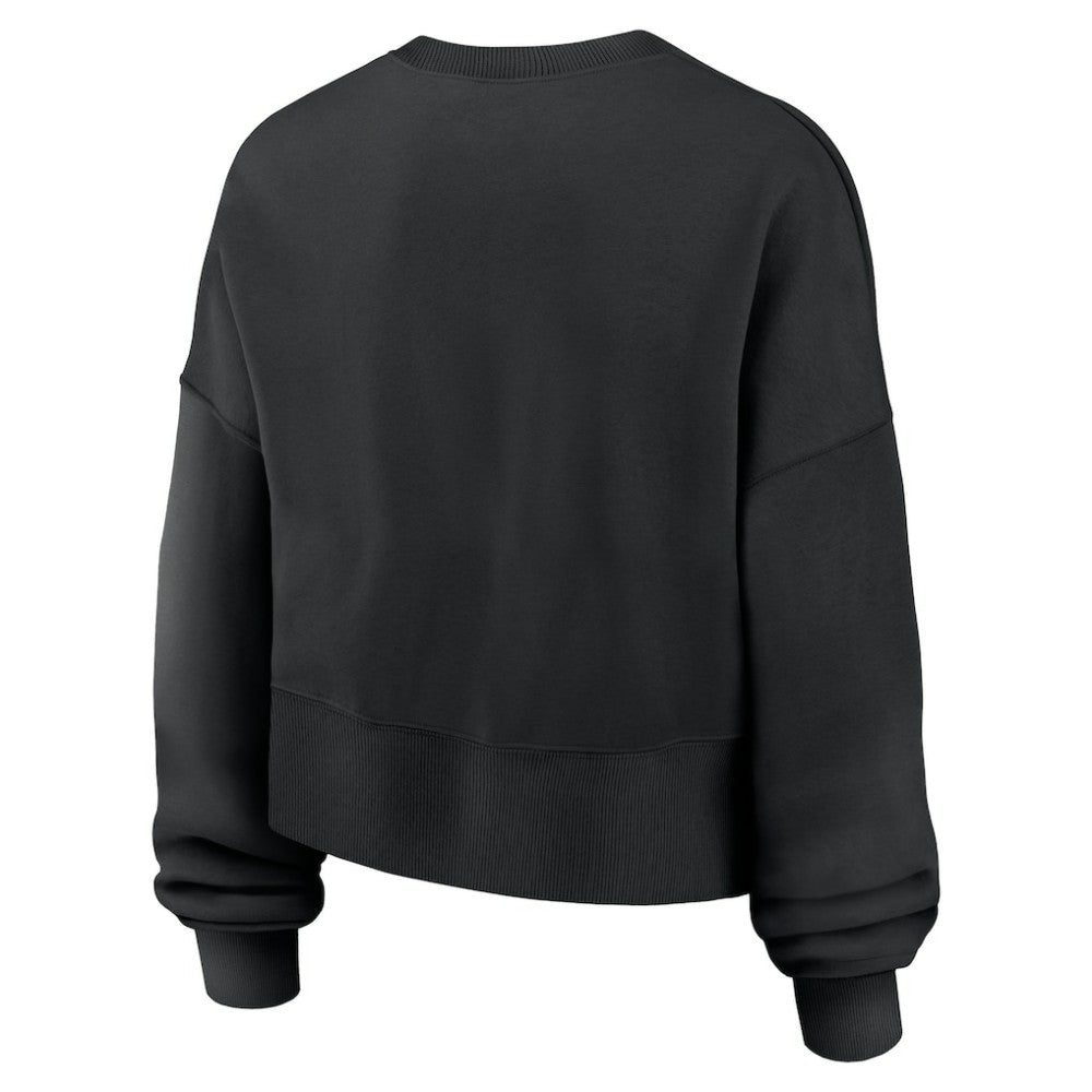 New York Yankees Women's Oversized Primetime Sweatshirt - Black | Nike