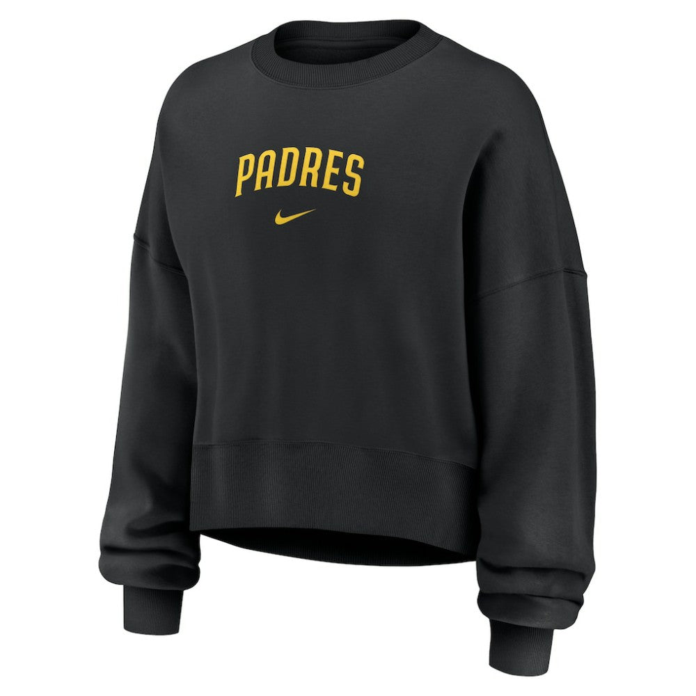 San Diego Padres Women's Oversized Primetime Sweatshirt - Black | Nike