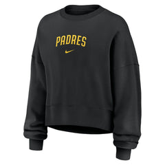 San Diego Padres Women's Oversized Primetime Sweatshirt - Black | Nike
