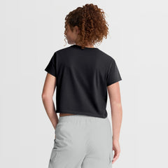 Los Angeles Dodgers Women's Mod Cropped T-Shirt - Black | Nike