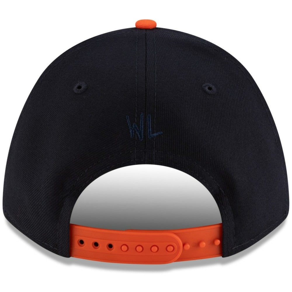 Houston Astros x Warren Lotas 9FORTY A-Frame M-Crown Adjustable Hat - Navy/Orange | New Era
