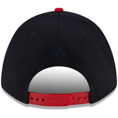 Atlanta Braves x Warren Lotas 9FORTY A-Frame M-Crown Adjustable Hat - Navy/Red | New Era