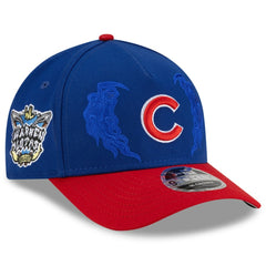 Chicago Cubs x Warren Lotas 9FORTY A-Frame M-Crown Adjustable Hat - Royal/Red | New Era