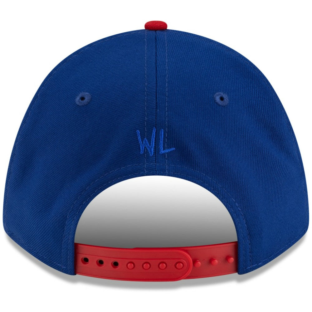 Chicago Cubs x Warren Lotas 9FORTY A-Frame M-Crown Adjustable Hat - Royal/Red | New Era
