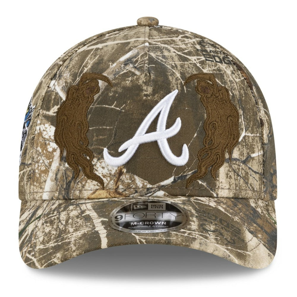 Atlanta Braves x Warren Lotas Realtree 9FORTY A-Frame M-Crown Adjustable Hat - Camo | New Era