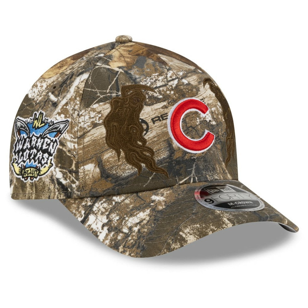 Chicago Cubs x Warren Lotas Realtree 9FORTY A-Frame M-Crown Adjustable Hat - Camo | New Era