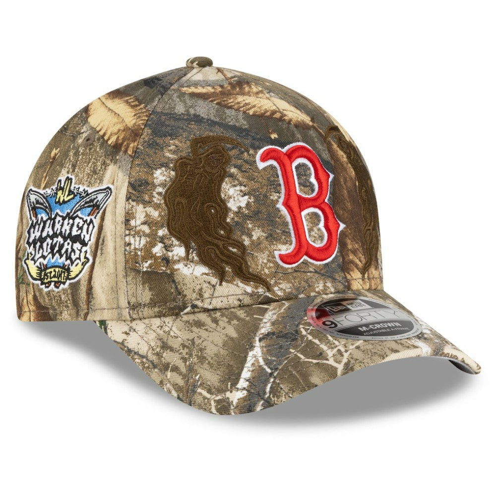 Boston Red Sox x Warren Lotas Realtree 9FORTY A-Frame M-Crown Adjustable Hat - Camo | New Era